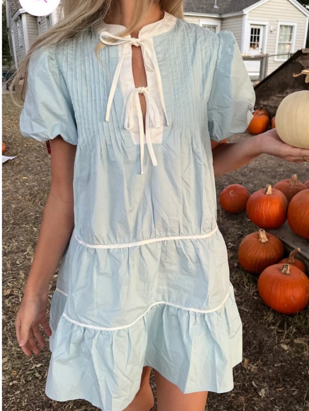 In The Beginning Tier Ruffle Mini Dress